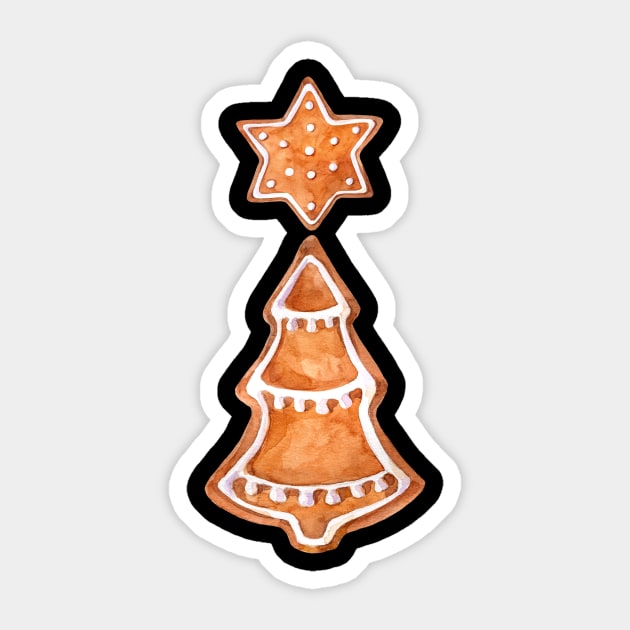 Christmas Tree Cake Sticker by NICHE&NICHE